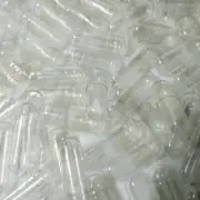 Size 00 0 1 2 3 4 Clear Empty Gelatin Pill Capsules Kosher Gel Caps Gluten-Free