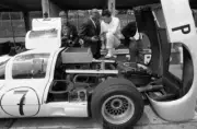 Jo Bonnier Phil Hill Chaparral 2D Chevrolet in the pit lane 1966 Old Photo 8
