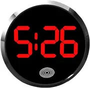 Car Dashboard Digital Clock, Battery-Powered Small Clock, Waterproof Auto Led Air Vent Watch, Effortless Clock Viewing, Exquisite Decorations, 4.6cm, for, Trucks, and Suvs