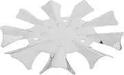 VICASKY Elegant French Tip Stencil Nail Art Template Set Sturdy French Manicure Guide Professional Nail Tools
