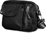 [Ipetboom] Canvas Shoulder Bag for Men Small Messenger Bags Comfortable and Practical for School Travel