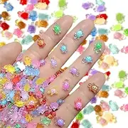 Tatibana 200 PCS Tiny Turtles for Crafts, Luminous Mini Turtle Figurines Glow in The Dark Miniatures Things Tiny Turtle for Fairy Garden Dollhouse Micro Landscaping Decoration