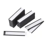50pcs Label Holders 1" x 4" C Channel Rubber Magnetic for Metal Shelves