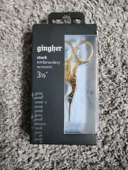 Gingher 3 1/2in Stork Embroidery Scissor