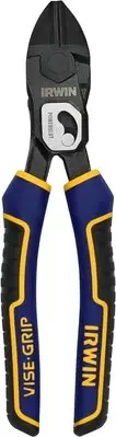 IRWIN VISE-GRIP Pliers, PowerSlot High Leverage Diagonal, 8 Inch (IWHT84001)