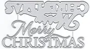 DzIxY Shadow Merry Chrismas Metal Cutting Dies for Card Making Kit Embossing Paper Die Cuts Sets Scrapbooking Machine Stencils Storage Pockets Supplies