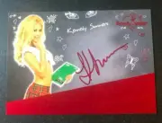 2018 Benchwarmer KENNEDY SUMMERS Hot For Teacher SCHOOL GIRLS Red Auto #1/1 PMOY