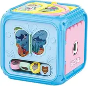 Activity Cube for Kids - Multifunctional Musical Cube | Toddler Learning Girls Aged Over 3 Years Old, Developmental Shape Sorter Sensory Cube