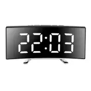 Digital Alarm Clocks for Bedrooms, Digital Clock with LED Curved Screen9990