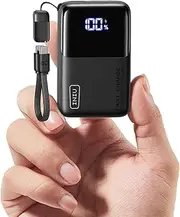 [INIU] Power Bank, Ultra Small 10000mAh 45W PD Portable Charger, USB C in&Out Fast Charging Battery Pack, External Phone Powerbank Compatible with iPhone 16 15 14 13 12 Samsung S22 S21 etc.