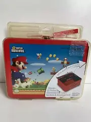 RARE!!! NINTENDO DS LITE SUPER MARIO BROS STARTER KIT METAL LUNCHBOX 2007 READ!