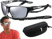 [Generic] Polarized Sports Sunglasses,Running Softball Biking Glasses - Outdoor Driving Fishing Sunglasses, Polarized UV 400 Stylish Baseball Sports Sunglasses for Fishing and Running