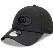 New Era 9Forty Snapback Cap - FULL BLACK San Francisco 49ers One Size