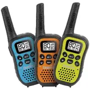Uniden Walkie Talkie UHF Radio with Kid Zone 3 Pack UH45