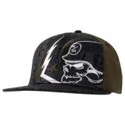 Metal Mulisha Men's Ghost 2 Military Green Flexfit Hat (MGN)