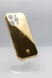 24K GOLD iPhone 15 Pro Max LUXURY EDITION PHONE COVER METAL MAGNETIC CASE