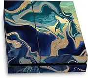 Official Monika Strigel Indigo Art Mix Vinyl Sticker Gaming Skin Decal Cover Compatible with Sony PlayStation 4 PS4 Console