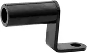 This aluminum alloy bicycle conversion bracket undergoes oxidation treatment which makes it corrosion resistant. It has a bright color and remains durable and sturdy even a