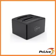 CRUXTEC Dual Bay USB 3.0 Hard Drive Docking Station Clone 3.5″ 2.5″ SATA HDD SSD