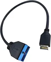 KONTONTY USB to USB Pin Header Extension Cable for Motherboard Durable Design for Backwards Compatibility for Easy Connectivity and Fast Data Transfer