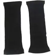 HAPINARY 1pair Seamless Arm Slimming Wrap for Women Elastic Compression Sleeves to Burn Fat and Tone Upper Arms Black