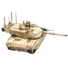 1/72 Diecast Alloy US Army M1A2 TUSK II Tank Finished Military Model Toy For Kid