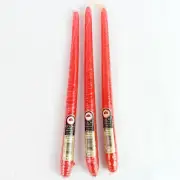 Set of 4 Colony Dark Red 12" Taper Dinner Candles - Unlit & Sealed