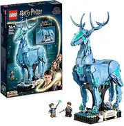 LEGO Harry Potter Expecto Patronum 76414 Building Toy Set, Build Stag and Wolf Animal Figures, Build-Rebuild-and-Display Model