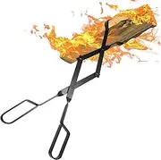 Vomeko Firewood Tongs,Log Grabber Fireplace Tongs Wood Fired Oven Tool,Outdoor Campfire Fireplace Tongs 26" Long