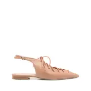 [Malone Souliers] Malone Souliers Alia Ballet Flats 38.5 IT BROWN