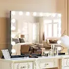 MISAVANITY Hollywood Makeup Vanity Mirror with LightsLarge Lighted Makeup Mir...