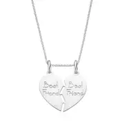Sterling Silver Best Friend "Break" Pendant