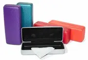 NEW ALAIN MIKLI SUNGLASSES EYEGLASSES OPTICAL HARD NEOPRENE CASE CLOTH DOCUMENTS