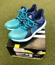 Adidas W Climacross Boost Women's Golf Shoe Size 5.5M Blue/Turquoise/Black