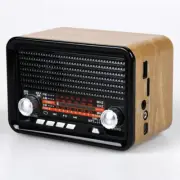 NNS Retro Vintage Bluetooth Speakers Portable Multi-band Radio Wireless TF Card