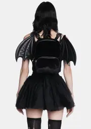 [The Grave Girls] Doom Daze Bat Mini Backpack