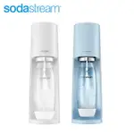 ［SODASTREAM］TERRA自動扣瓶氣泡水機 (純淨白/迷霧藍)