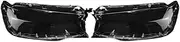 CLZCNQLX Car Headlight Cover Lampshade HeadLamp Clear Lens Cover Bright Shell Cover Compatible for BMW 5 Series G30 G38 Pre-Facelift 2017-2020