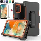 For Samsung Galaxy A23 5G Case Shockproof Cover+Screen Protector+Stand Belt Clip