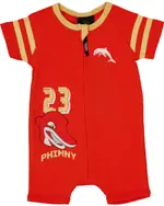 Dolphins NRL Short Sleeve Baby Romper