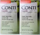 Castile Soap CONTI Olive Oil Bar Soap 3.7oz ( 2 bars ) /