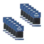 12PK Malli Sewing Soft Elastic Band Flexible DIY Sewing Cord 25mm x 1.5M Asstd