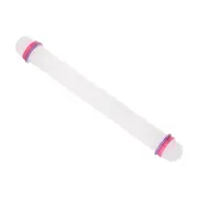 Fondant Rolling Pin with Guide Rings 13" PP Plastic for Baking Clay DIY