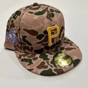 New Era MLB Pittsburgh Pirates 76th World Series Army Duck Camo Fitted Hat