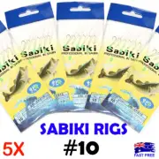 Bulk Sabiki Rigs Live Bait Jigs 6 8 9 10 Hook Yakkas Slimies Sabikis Lure Livies