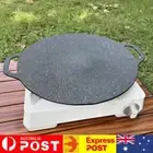 BBQ Grill Pan Round Flat Pancake Griddle Non-stick for Outdoor Camping BBQ Tool