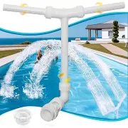 Swimming Pool Waterfall Sprayer, Dual Pool Waterfall Fountain Spary Water wit...