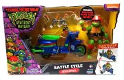 Ninja Turtles Playmates Mutant Mayhem Battle Cycle Raphael TMNT - NEW In Box