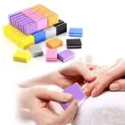 50pcs Toenail Files Sufficient Quantity Trim Nails Colorful Double-sided Mini