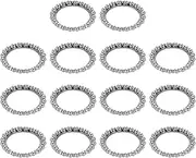 sourcing map Bicycle Crank Ball Bearing 3/16Inch (4mm) x 20 Balls, 14pcs Replacement Ball Bearings for Bottom Bracket Bearing Bike Wheel Frame Bearing Repair